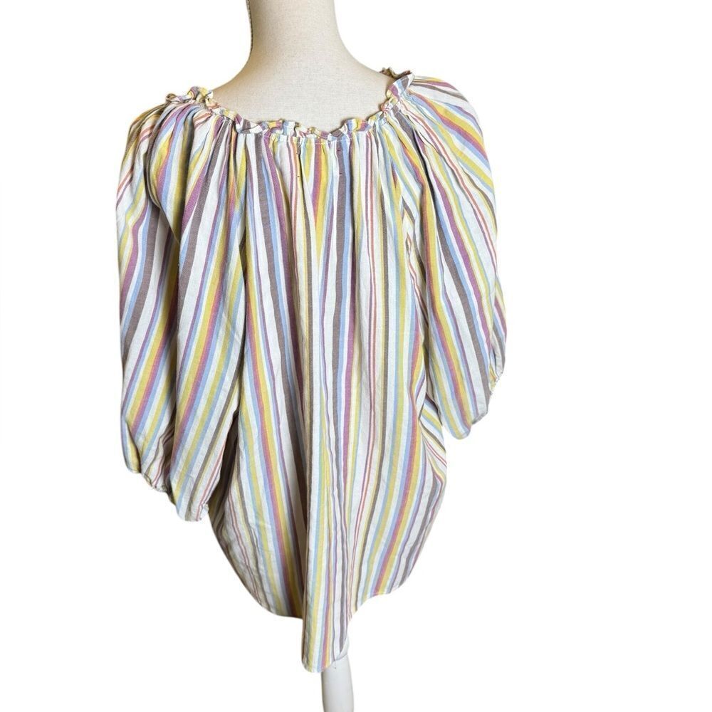 XirenA Jules Top Multicolor Stripe XL - Picture 5 of 7